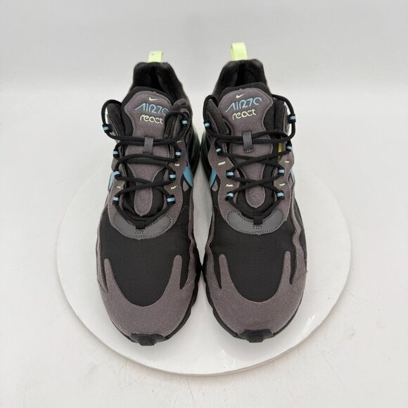 Nike Air Max 270 React Men Sz 11.5 CI3866-001 Jetstream Thunder Anthracite Shoes - Picture 3 of 12
